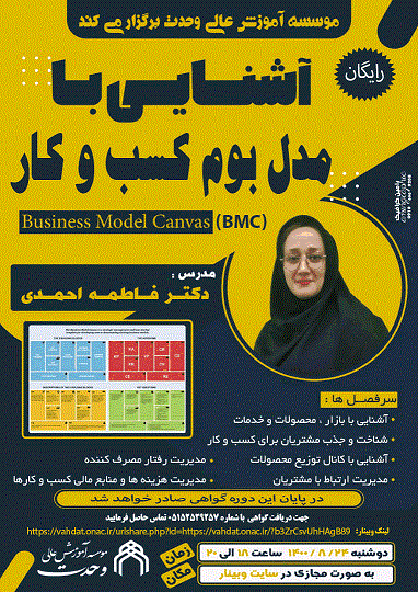 آشنایی با مدل بوم کسب و کار